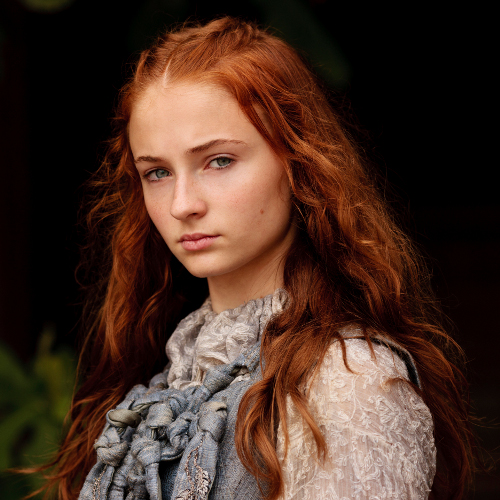 Ep3 scene 2.Actor Sophie Turner as Sansa Stark